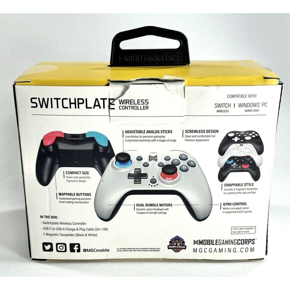 Switchplate Wireless Controller for Nintendo Switch & Windows PC - Picture 2 of 15